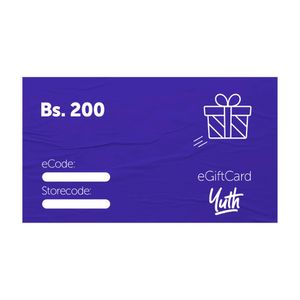 YUTH GIFT CARD BS.200