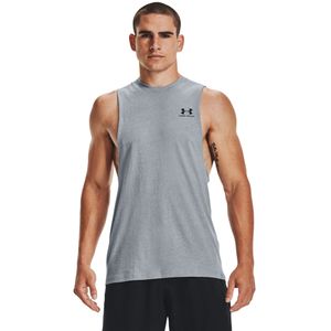 UA POLERA LEFT CHEST CUT OFF TANK
