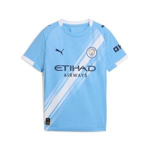 PUMA POLERA MANCHESTER CITY FOOTBALL CLUB HOME JERSEY REPLICA JR KIDS PARA NIÑO JUVENIL
