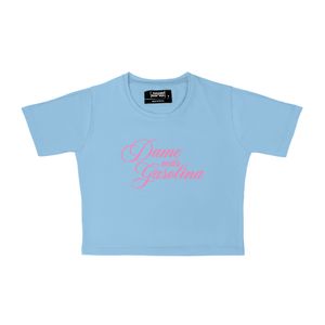 PAPINGO MAMINGA POLERA BABY TEE  CROP TOP CELESTE