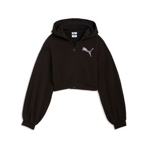 PUMA SUDADERA ESS GRAPHIC BEDAZZLED FZ HOODIE TR