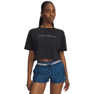 UA POLERA W WM CROP SS